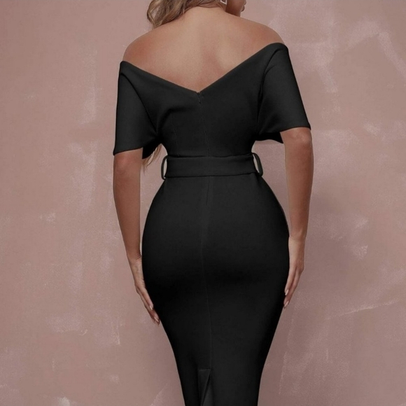 Black Chic Womens bodycon Dress - Picture 2 of 5